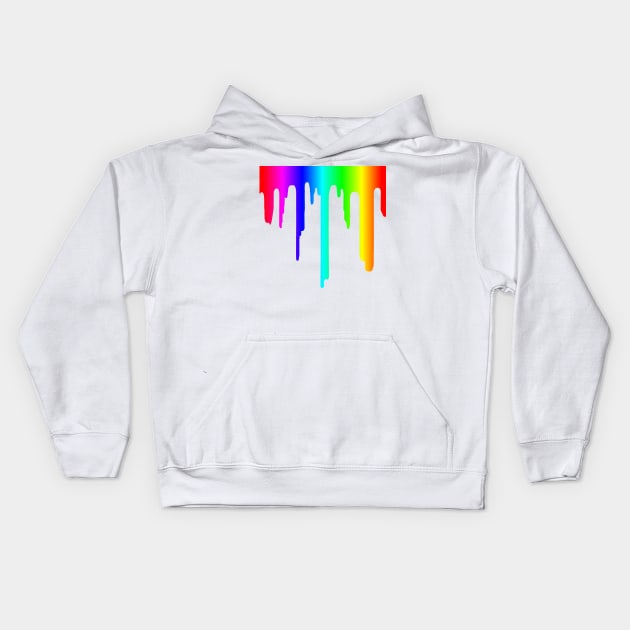 Rainbow drip sweatshirt best sale